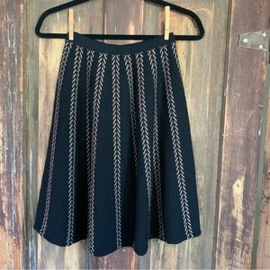 VINTAGE A-line thick knit skirt